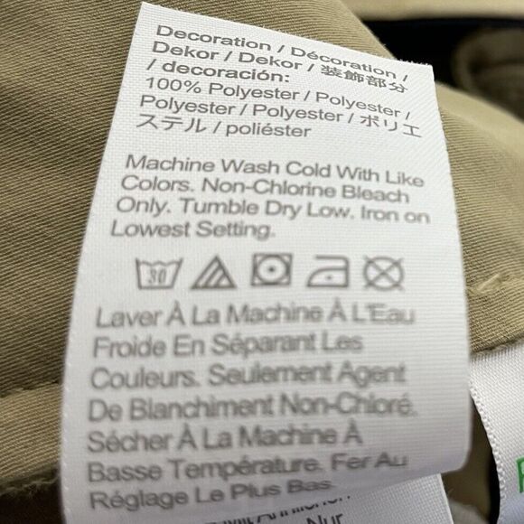 J CREW Pants Men 34 x 30 Khaki Slim-Fit 484 Tech Performance Cotton-Blend AW005 - Picture 11 of 14